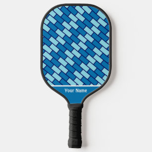 Mooie blauwe baksteen Pro Pickleball Paddle