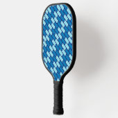 Mooie blauwe baksteen Pro Pickleball Paddle (Links)