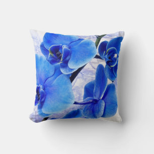 Mooie Blauwe Floral Pillow Kussen