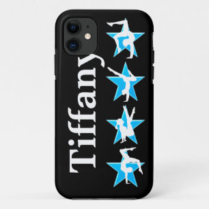MOOIE BLAUWE GEPERSONALISEERDE GYMNASTIEK IPHONE C iPhone 11 HOESJE