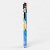 Mooie Blauwe, gouden en witte zwembroeken als wate Case-Mate iPhone Case (Achterkant/rechts)