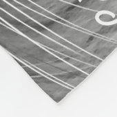 Mooie blauwe grijs en witte kat fleece deken (Hoek)