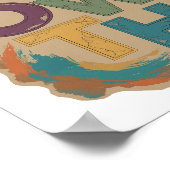 Mooie Blauwe GROEIMODE Custom Design Poster (Hoek)