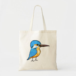 Mooie Blauwe IJsvogel Vogel Kunst Tote Bag