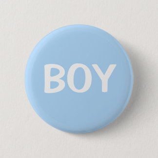 Mooie Blauwe Jongen Baby Geslacht Onthulling Knop Ronde Button 5,7 Cm