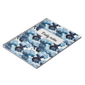 Mooie blauwe meesters notitieboek (Linkerzijde)