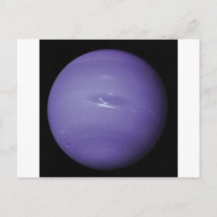 Mooie blauwe Neptunus, gezien vanuit de ruimte, NA Briefkaart