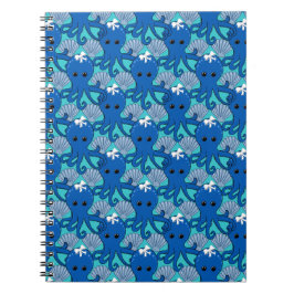 Mooie Blauwe Octopus Klembord Notitieboek