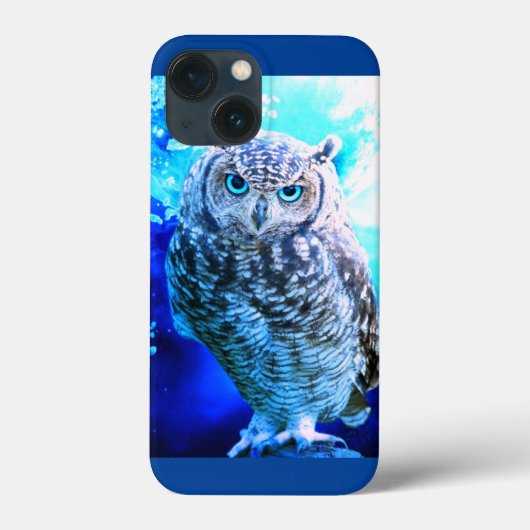 Mooie blauwe oogooroe  Case-Mate iPhone case (Achterkant)