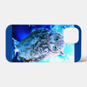 Mooie blauwe oogooroe  Case-Mate iPhone case (Achterkant (horizontaal))