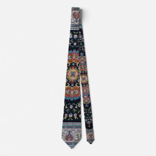 Mooie Blauwe Oriëntaalse Antieke Kilim Vloerkleed Stropdas