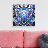Mooie & blauwe print (Insitu (Woonkamer))