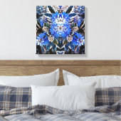 Mooie & blauwe print (Insitu (Slaapkamer))