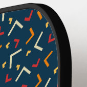 Mooie Blauwe Pro Pickleball Paddle (Links Detail)