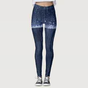 Mooie Blauwe Regen Leggings