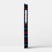 Mooie blauwe roze strepen Case-Mate iPhone case (Achterkant / Links)