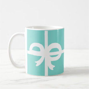 Mooie Blauwe Strik Koffiemok