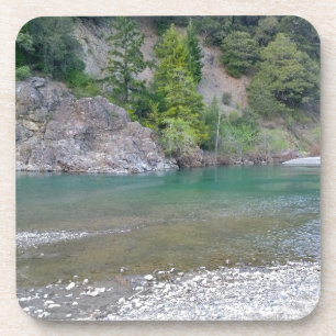 Mooie Blauwe Stroom in Noord-Californië Onderzetter