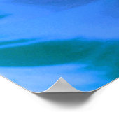 Mooie Blauwe Tulp Poster (Hoek)