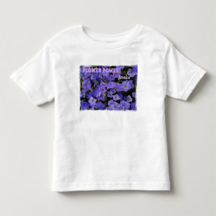 Mooie Blauwe Violette Petunia's Bloemenpracht Kinder Shirts