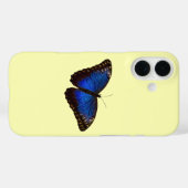 Mooie blauwe vlinder Case-Mate iPhone case (Achterkant (horizontaal))