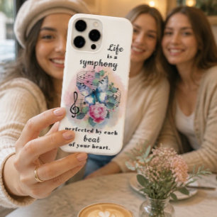 Mooie Blauwe Vlinder Inspirerende Spreuk iPhone 16 Pro Max Hoesje