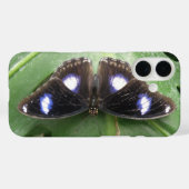 Mooie, blauwe vlindertas met beschermlaag Case-Mate iPhone case (Achterkant (horizontaal))