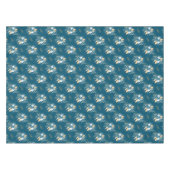 Mooie blauwe winterbessen tafelkleed (Voorkant (Horizontaal))