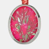 Mooie Bloedbloem Milkweed Art Print/Graphic Metalen Ornament (Links)