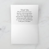 Mooie bloeiende appelbomen in rood en wit bedankkaart (Binnen)