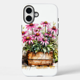 Mooie Bloeiende Aster Bloemen iPhone 16 Plus Hoesje
