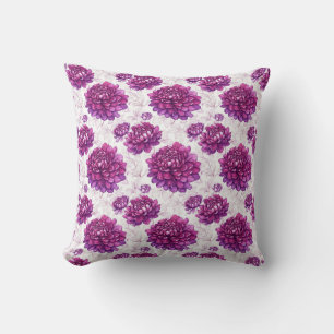 Mooie Bloem Chic Roze Bloem Tuin Patroon Kussen