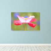 Mooie bloem foto canvas afdruk (Insitu (Houten vloer))