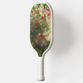 Mooie bloem, gepersonaliseerde, pickleball paddle (Links)