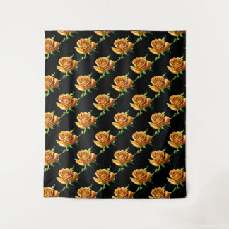 Mooie bloem, het gouden Roos Wandkleed