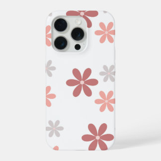 Mooie bloem hoesje iPhone 15 pro hoesje