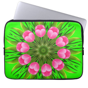 Mooie bloem Mandala Design-79358 Laptop Sleeve