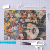 Mooie bloem meisjes1 tissuepapier (Craft)