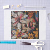 Mooie Bloem Meisjes5 Tissuepapier (Craft)