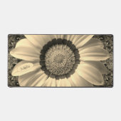 Mooie  bloem op achtergrond Monogram Bureaumat (Voorkant)