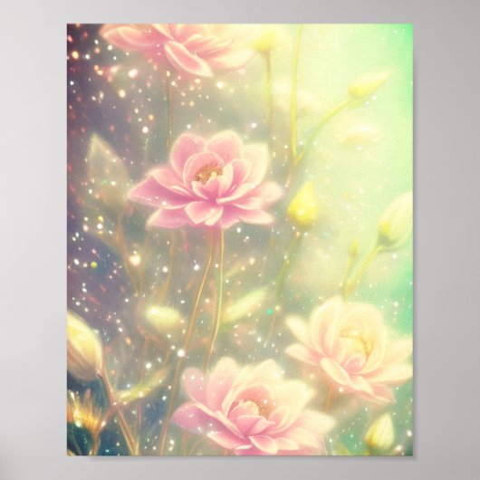 Mooie bloem poster (Voorkant)