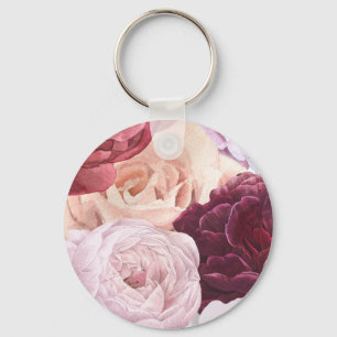 Mooie bloem sleutelhanger