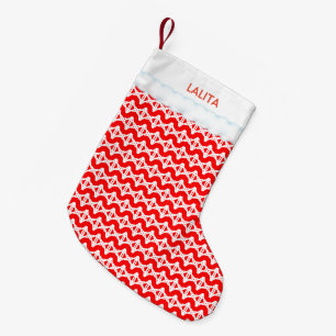 Mooie Bloem Van Levenspatroon Kleine Kerstsok