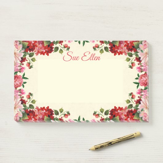 Mooie bloemen 402 Post-it notities Post-it® Notes (Op bureau)