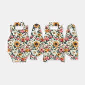 Mooie bloemen bedankdoosjes (Uitgevouwen)