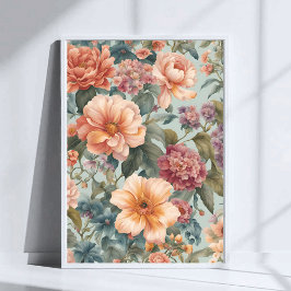 Mooie bloemen bloem poster