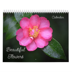 Mooie bloemen bloemenkalender kalender