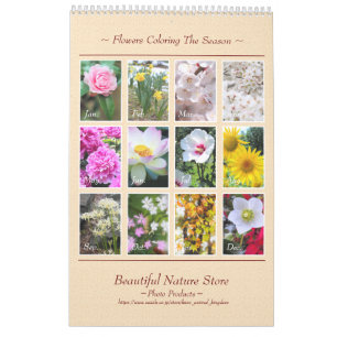 Mooie bloemen Calendar Best: Type A カ ン ダ Kalender