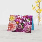 Mooie bloemen dank u kaart (Gele Bloem)