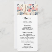 Mooie bloemen en Eiffeltoren Parijs Kaart (Voorkant)